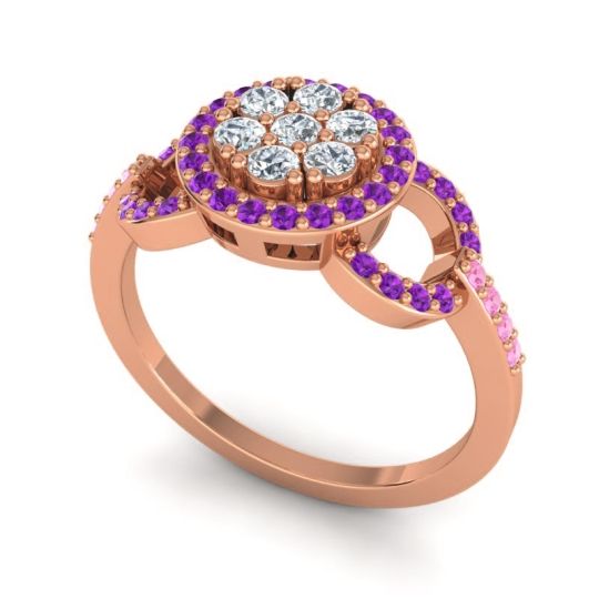 Statement Floral Pave Zirisa Ring