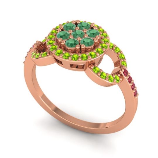 Statement Floral Pave Zirisa Ring