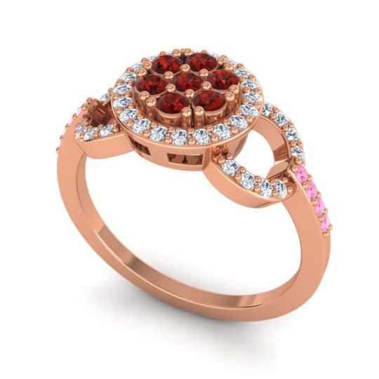 Statement Floral Pave Zirisa Ring