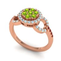 Statement Floral Pave Zirisa Ring