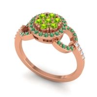 Statement Floral Pave Zirisa Ring