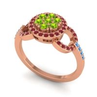 Statement Floral Pave Zirisa Ring