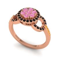 Statement Floral Pave Zirisa Ring