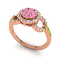 Statement Floral Pave Zirisa Ring