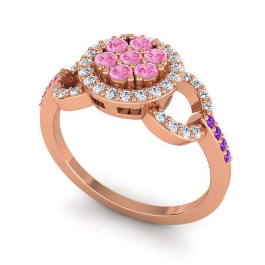 Statement Floral Pave Zirisa Ring