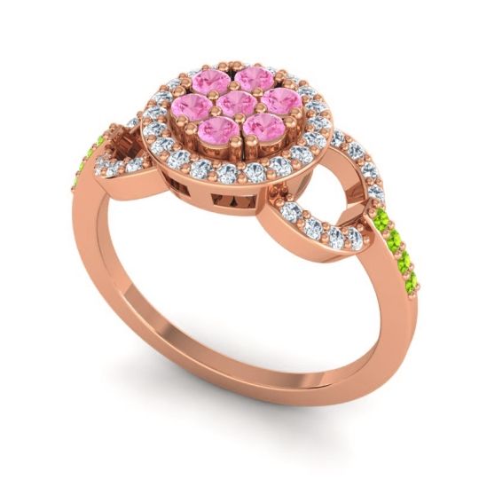 Statement Floral Pave Zirisa Ring