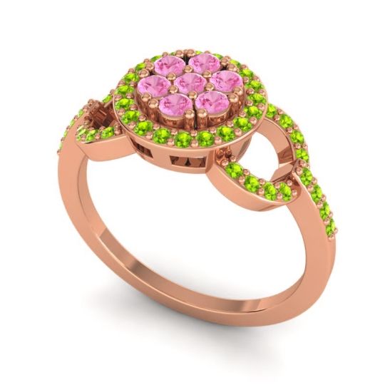 Statement Floral Pave Zirisa Ring