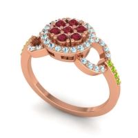 Statement Floral Pave Zirisa Ring