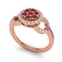 Statement Floral Pave Zirisa Ring