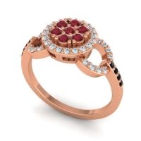 Statement Floral Pave Zirisa Ring