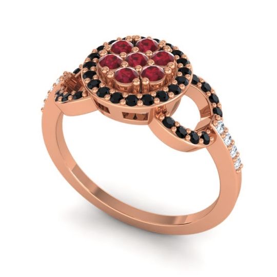 Statement Floral Pave Zirisa Ring