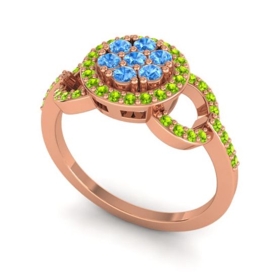 Statement Floral Pave Zirisa Ring