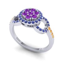 Statement Floral Pave Zirisa Ring