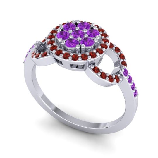 Statement Floral Pave Zirisa Ring