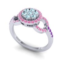 Statement Floral Pave Zirisa Ring