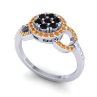 Statement Floral Pave Zirisa Ring