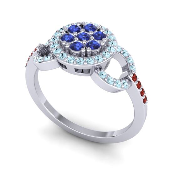 Statement Floral Pave Zirisa Ring