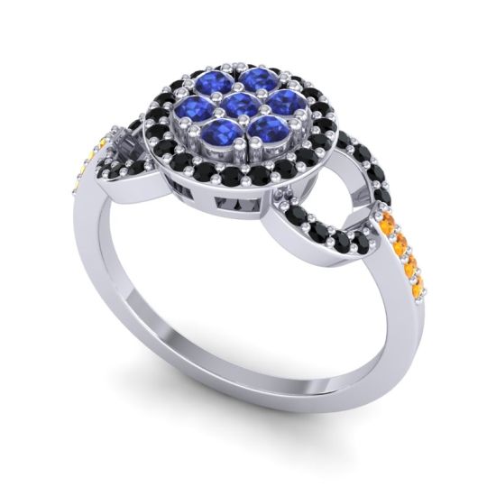 Statement Floral Pave Zirisa Ring