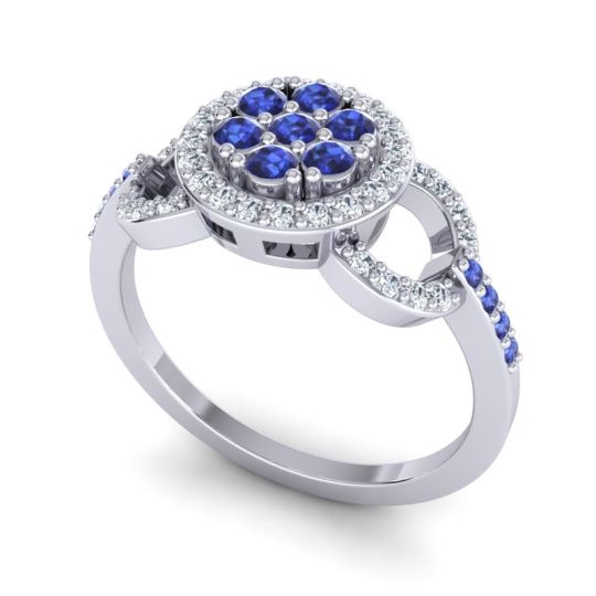 Statement Floral Pave Zirisa Ring