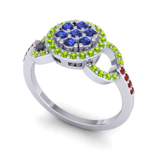 Statement Floral Pave Zirisa Ring