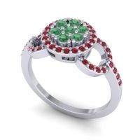 Statement Floral Pave Zirisa Ring