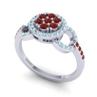 Statement Floral Pave Zirisa Ring