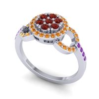 Statement Floral Pave Zirisa Ring