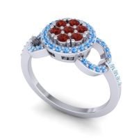 Statement Floral Pave Zirisa Ring
