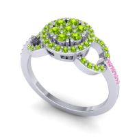 Statement Floral Pave Zirisa Ring