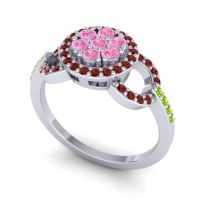 Statement Floral Pave Zirisa Ring