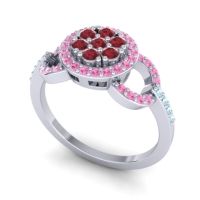 Statement Floral Pave Zirisa Ring