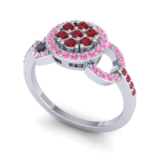 Statement Floral Pave Zirisa Ring