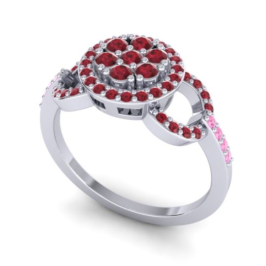 Statement Floral Pave Zirisa Ring