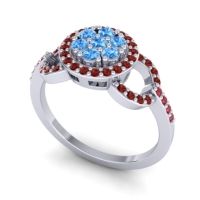 Statement Floral Pave Zirisa Ring