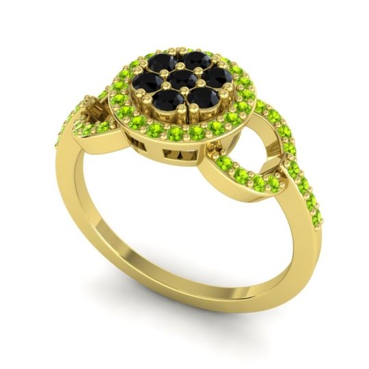 Statement Floral Pave Zirisa Ring