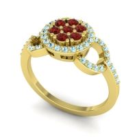Statement Floral Pave Zirisa Ring