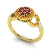 Statement Floral Pave Zirisa Ring
