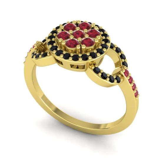Statement Floral Pave Zirisa Ring