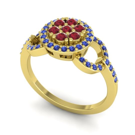 Statement Floral Pave Zirisa Ring