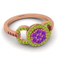 Statement Floral Pave Zirisa Ring