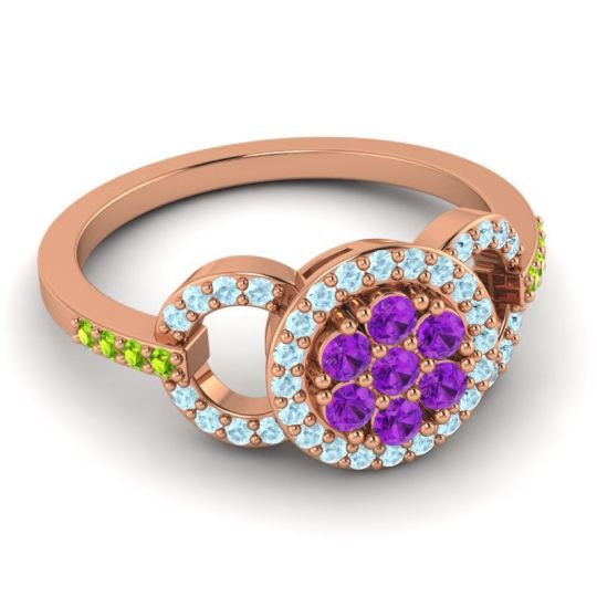 Statement Floral Pave Zirisa Ring