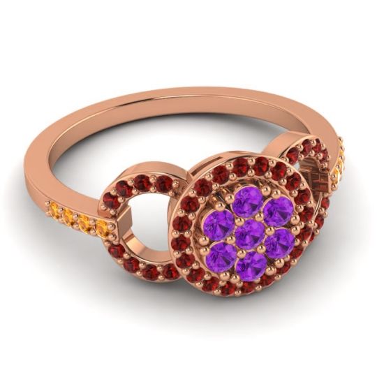 Statement Floral Pave Zirisa Ring