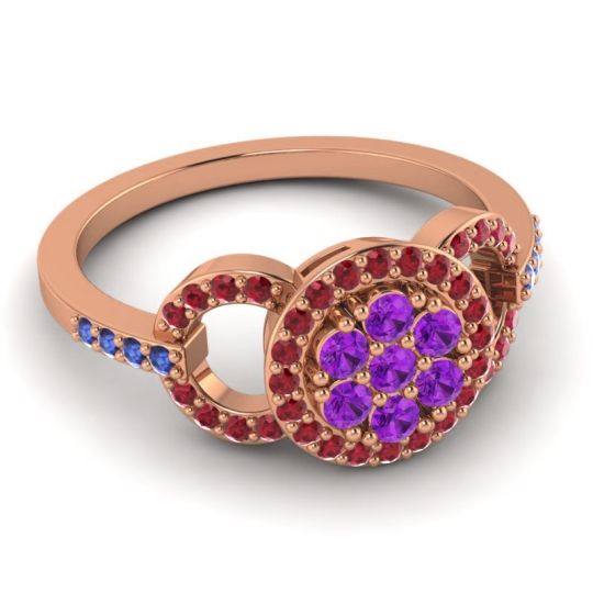 Statement Floral Pave Zirisa Ring