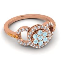 Statement Floral Pave Zirisa Ring