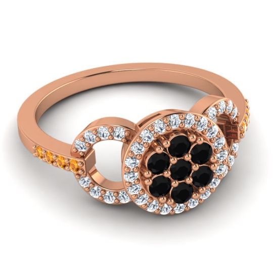 Statement Floral Pave Zirisa Ring