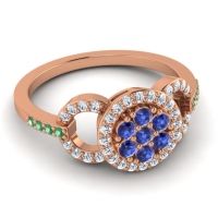 Statement Floral Pave Zirisa Ring