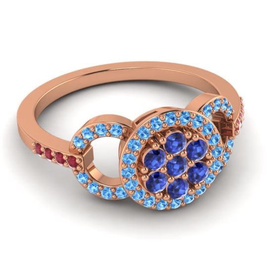 Statement Floral Pave Zirisa Ring