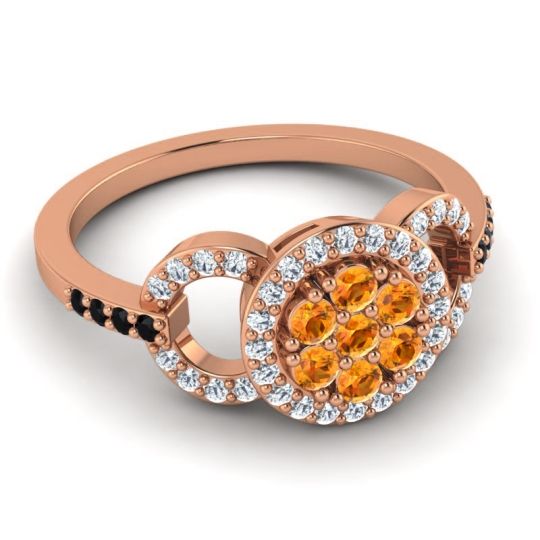 Statement Floral Pave Zirisa Ring