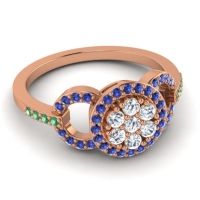 Statement Floral Pave Zirisa Ring
