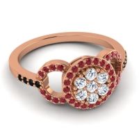 Statement Floral Pave Zirisa Ring